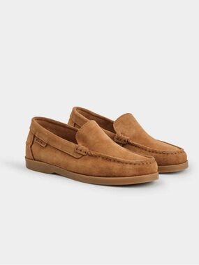 Manebi Suede Moccasin Loafers